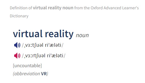 VR Pronounciation
