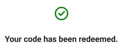 Code Redeemed