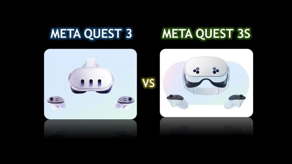 Difference & Comparison between Meta Quest 3 vs Meta Quest 3S