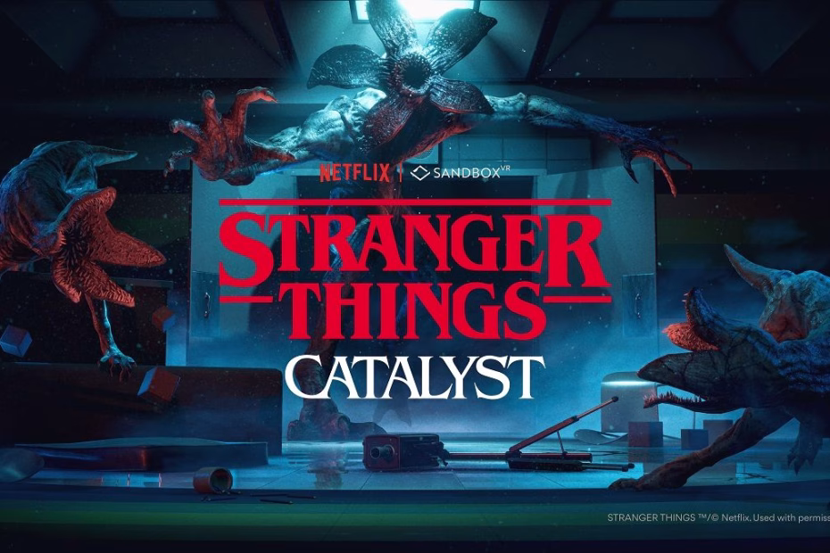 Sandbox VR Treviso in Italy showing Stranger Things: Catalyst